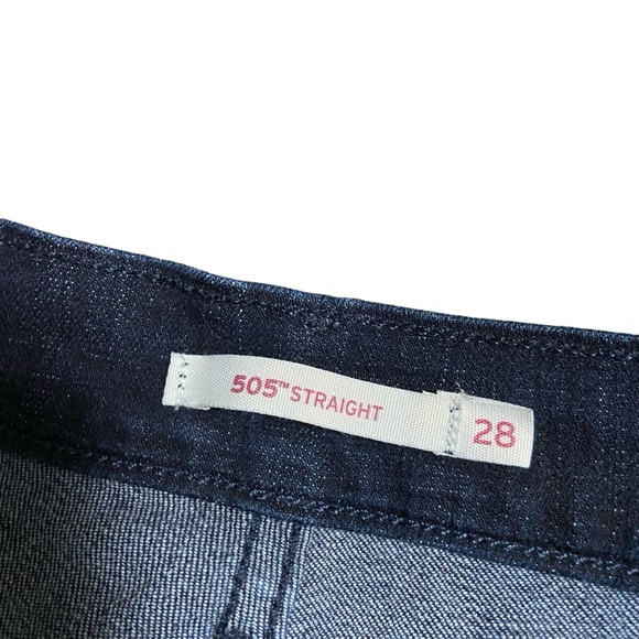 Levi’s 505 Straight Leg Jeans Blue - Picture 9 of 16